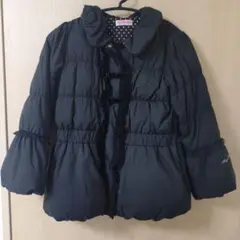 mezzo piano 黒 ダウンコート