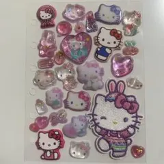 キティ　おすそ分け　シール　ボンボンドロップシール　ぷっくり　サンリオ　平成女児