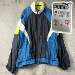 90s old PUMA ヴィンテージ ナイロンジャケット 万国旗タグ