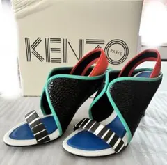 KENZO クロスデザイン ハイヒールサンダルのサムネイル