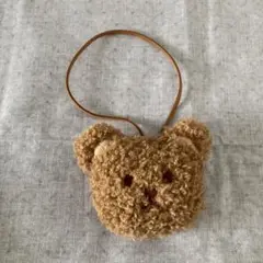 くまモチーフ ぬいぐるみチャーム ネームタグ付き