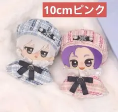 ベレー帽＆ポンチョ♡お得な2点セット　10cm12cmドール用　ぬいぐるみ服