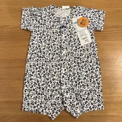 未使用＊　ELFIN DOLL 花柄ロンパース 5分丈