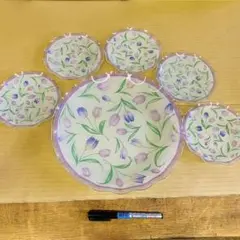 【新品未使用】 食器セット 花柄 ⑱