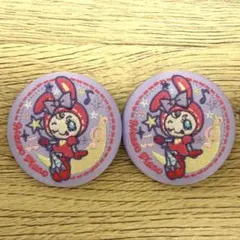 ナルミヤキャラクターズ　刺繍缶バッジビスケット　べリエちゃん