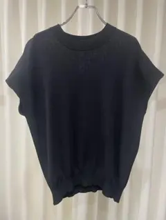abahouse mavie アバハウス マヴィ ノースリーブニット 黒