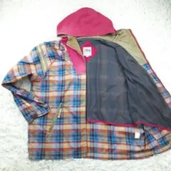 美品◎Think pink シンクピンク マウンテンパーカー チェック柄 90sのサムネイル