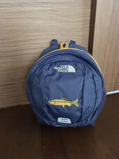 THE NORTH FACE ネイビー リュック 魚刺繍