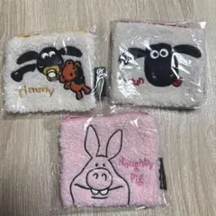 ひつじのショーン　もこもこスクエアポーチ