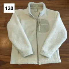 【未使用級】mont-bell クリマエア フリースジャケット 120サイズ 白