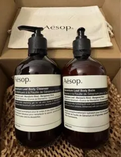 Aesop ゼラニウム　リーフデュエット　ボディクレンザーボディバーム500ml