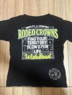 RODEO CROWNS ブラック Tシャツ 110cm