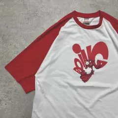 2004 00s warner BOING ラグラン プリント Tシャツ L