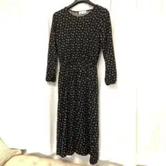 フリーサイズ　長袖　ロングワンピース　シュガースプーン　未使用