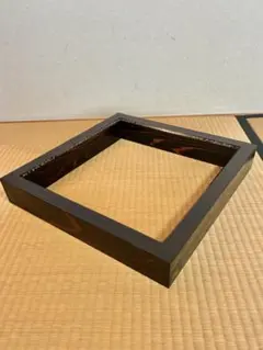 茶道具 炉縁 金蒔絵 黒塗り 木製 茶道 お稽古 炉用 茶道具 炉縁 金蒔絵 黒塗り 木製 茶道 お稽古 炉用 - メルカリ