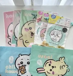 ちいかわ　＊８点セット＊　クリアファイル　ミニバッグ　巾着　かわいい！