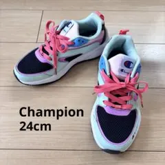 【美品】 Champion チャンピオン マルチカラー スニーカー 24cmのサムネイル