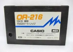 CASIO製のMSX用OR-216 16KB増設RAMカートリッジ