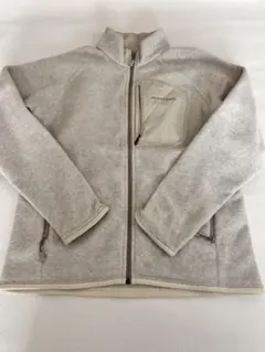 モンベル クリマプラス100 ジャケット キッズ 150 フリース ベージュ