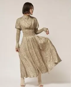 【FRAY I.D】ウエストシャーリングワンピース