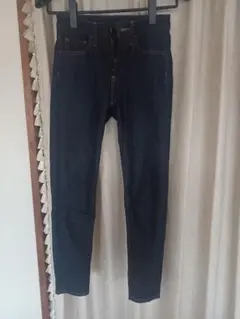 AZUL by moussy ダークブルー スキニージーンズ サイズ22