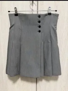 SNIDEL グレー プリーツミニスカート