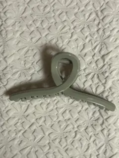 ヘアクリップ バンスクリップ シンプル グリーン