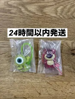 ピクサー ぷくちゃーむ マイク ロッツォ 2種セット ガチャ
