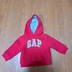 GAP 赤 フード付きトレーナー ~95cm