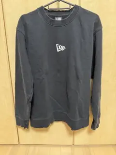 New Era ブラック スウェット
