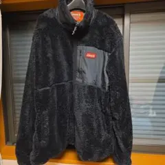 新品未使用　Coleman　ブラックフリースジャケット