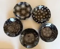 花柄　皿　5枚セット