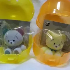 くずみちゃん フロッキーマスコット マルチカラーA レモンイエロー ガチャ
