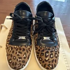 43サイズ　ジミーチュウ　レオパード　スニーカー　jimmy choo 美品のサムネイル