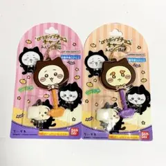 《新品未開封》ロリポップチョコチャーム 黒猫 ちいかわ シーサー セット