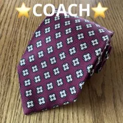 ⭐️COACHコーチネクタイ小花模様⭐️のサムネイル