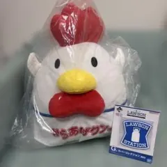 再値下げ♡ローソン 一番くじ C賞からあげクンぬいぐるみG賞ラバーコレクション