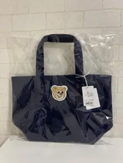 新品　FEILERフェイラーオールドテディトートバッグネイビーLサイズ