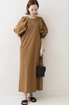 美品 IENA イエナ コットンシルクスキッパーギャザーワンピース - メルカリ