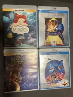 未使用】ディズニー プリンセス・6セット(正規ケース+Blu-rayのみ