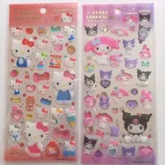 クリアキャンディシール　2点セット　サンリオ　ハローキティマイメロクロミ　正規品