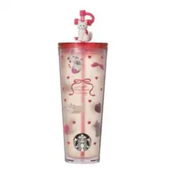 Starbucks バレンタイン2026 コールドカップタンブラーキャット