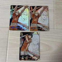 ハイキュー!! バボカ!! 最強の挑戦者 月島蛍 頂 2枚 山口 1枚