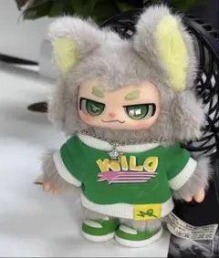 王一博イメージキャラクター フィギュア　緑（うめこぶ) 王一博イメージキャラクター フィギュア 緑+茶(かさい様専用) - メルカリ