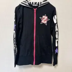 CO&LU ココルル ダブルジップ パーカー ジャージ イエロー×ピンク y2k