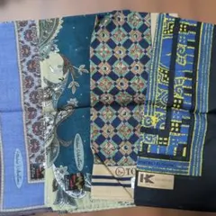 ハンカチ《マリオヴァレンチノ•TOROY•ヒロココシノ》5枚セット