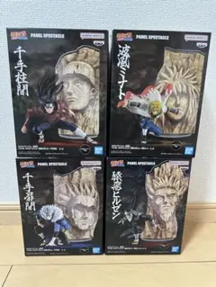 ナルト疾風伝　最強の兵ども　火影4人フィギュアセット