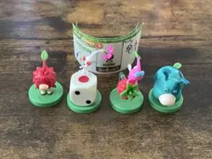 ピクミン　チョコエッグ　4種セット　シークレット　謎の葉っぱ人