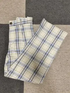 GU ボトムス　Mサイズ　チェック柄