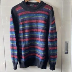 PS Paul Smith マルチボーダー モヘア混ニット XLのサムネイル